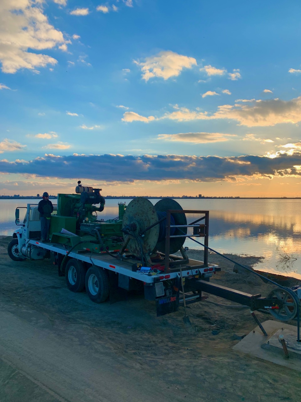 WellJet truck, CID dusk.