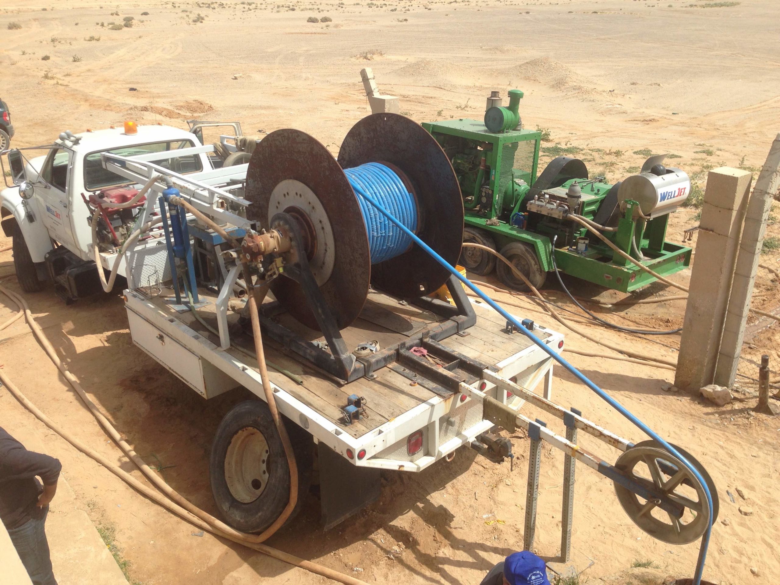 photo of WellJet Rehabilitating Jordanian Phosphate Company's Eshadiya Wellfield