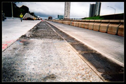 Partial depth hydrodemo, Hawaii Highway 1